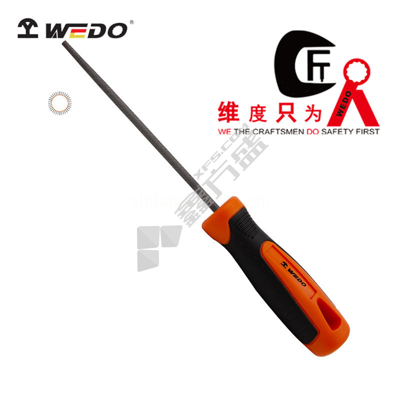 维度 工业级高强度圆锉 圆形 WD560-32 6"（细齿）