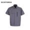 斯卡地尔 ESD22CVC1103GB半袖多功能工作服上衣 XXXXL 灰蓝 ESD22CVC1103GB