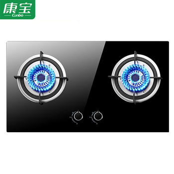 康宝 JZT-2QL360B B款Ⅵ 天燃气嵌入式双灶 双眼 一级 730*410*145mm