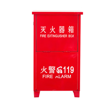 龙威 铁 灭火器箱 4kg*2/0.4mm/16*30*23cm