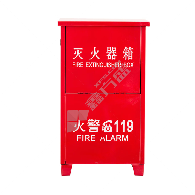 龙威 铁 灭火器箱 4kg*2/0.4mm/16*30*23cm