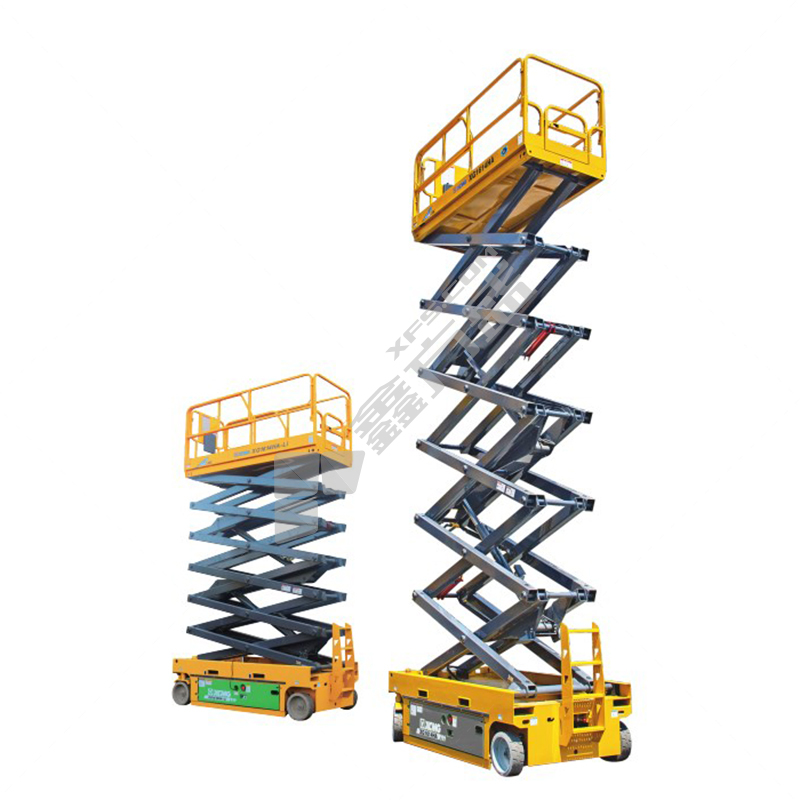 徐工 XG1614HA 剪叉式高空作业平台 额定载荷350kg 平台最大高度13.8m 型号XG1614HA