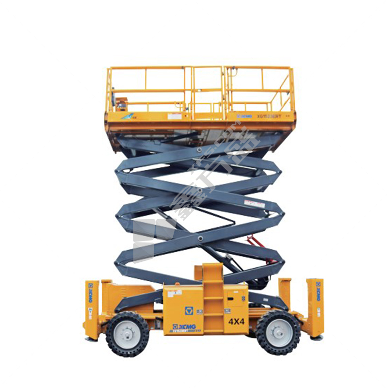 徐工 XG1823ERT 越野剪叉式高空作业平台 载荷700kg 平台最大高度16.1m 型号XG1823ERT