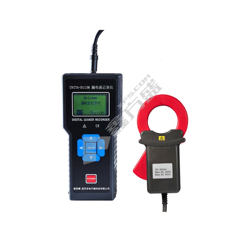 盟易测 漏电流记录仪 35*40mm 4位LCD显示 UNITA-D113M