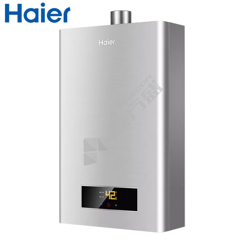 海尔 16升强排式燃气热水器 16L 二级能效 银色 JSQ30-16J(12T)