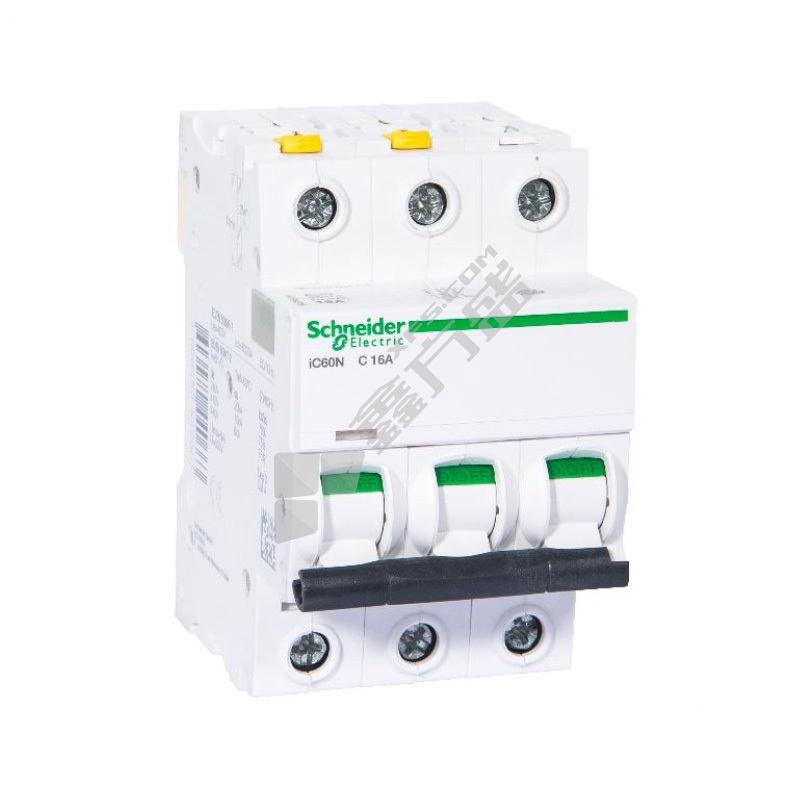 施耐德Schneider 小型断路器Acti9 iC60N系列3P Acti9 iC60N 3P 10A C 双端子断路器