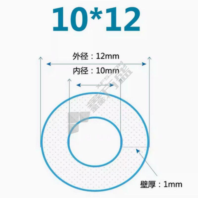 可定制耐高温透明硅胶软管 内径10mm*外径12mm