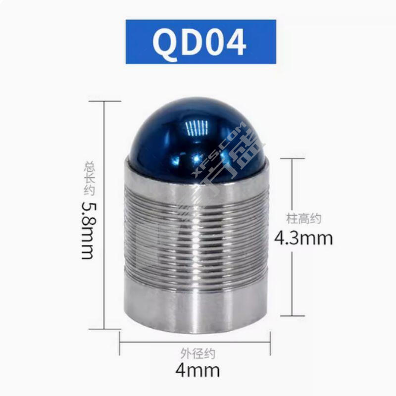 球涨式高压堵头 4mm QD04