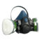 耐呗斯 8201TNK硅胶双滤盒防尘及防氨气体半面罩四件套 面罩主体+防氨气滤毒盒+滤棉+T形滤棉盖 8201TNK