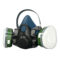 耐呗斯 8201TNK硅胶双滤盒防尘及防氨气体半面罩四件套 面罩主体+防氨气滤毒盒+滤棉+T形滤棉盖 8201TNK