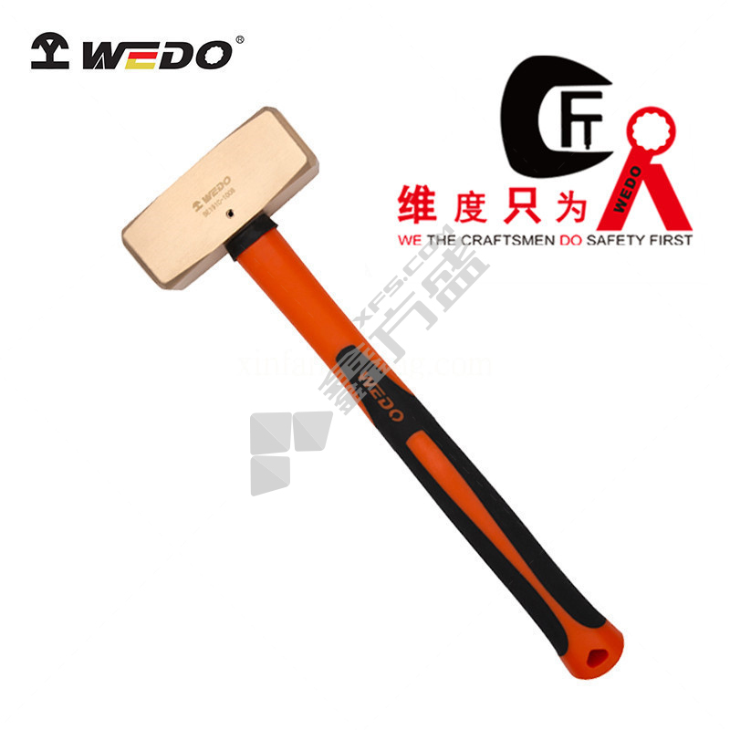 维度 铍青铜 防爆装柄德式八角锤 BE191C-1010 3000g 700mm