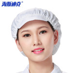 海斯迪克 HKsq-446 无尘防静电大工帽 HKsq-446 均码 白色