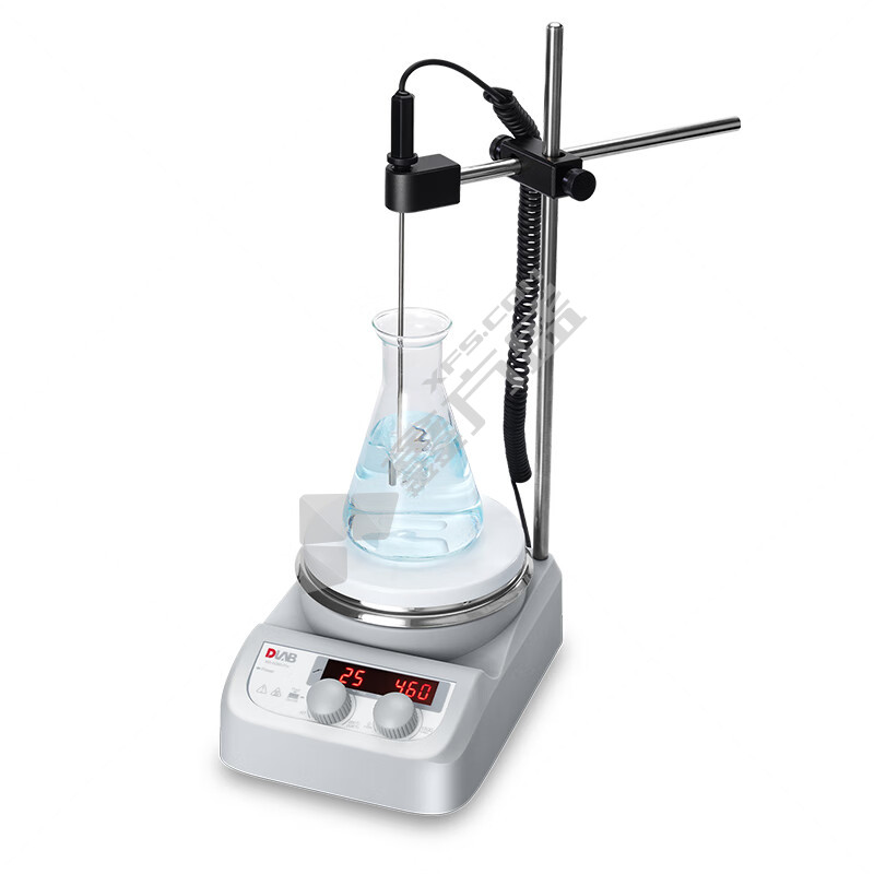 [配件]大龙(DLAB) 5寸LED数显加热型磁力搅拌器 200-1500rpm 515W 3L MS-H280-Pro