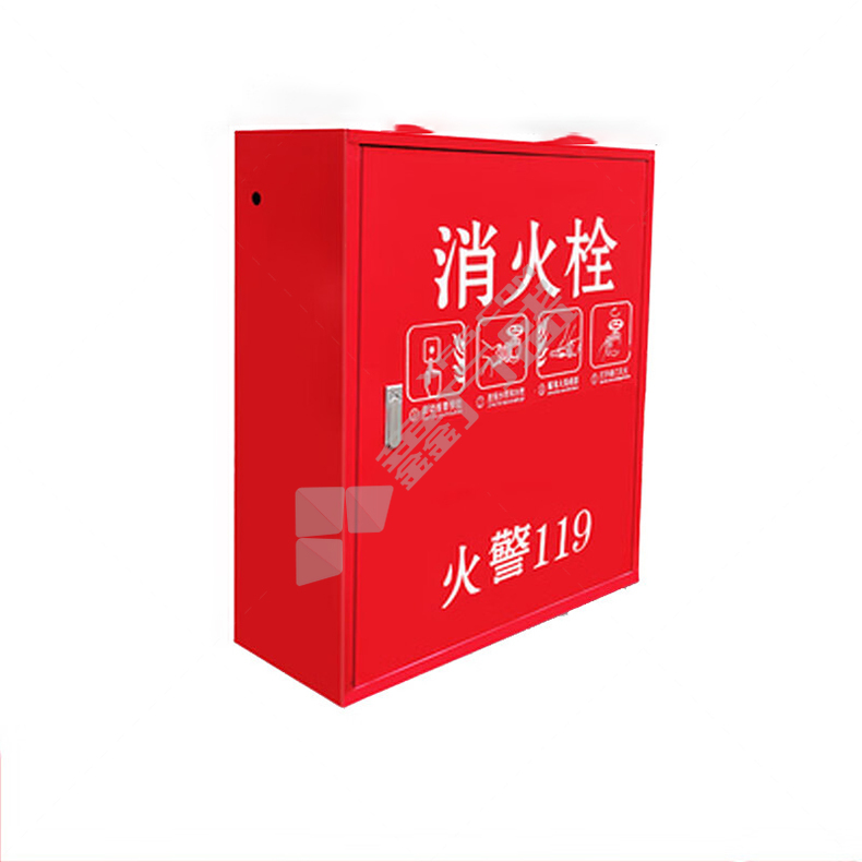 三辉 铁门左开明装分体消火栓箱 1800mm*700mm*160mm/1.2mm