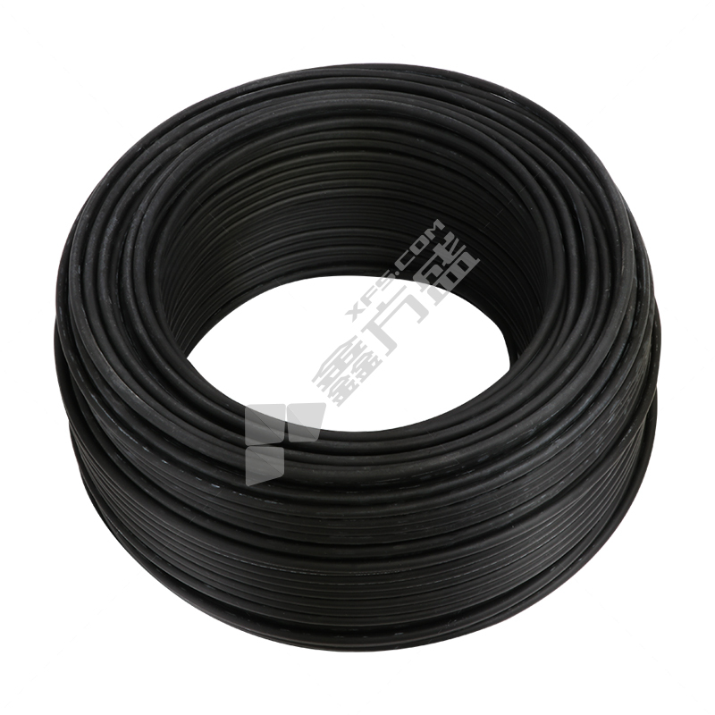 多宝 100米 阻燃B类塑铜电线 ZB-BV 450/750V 1*6平方 黑色