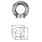 PPU/品尔优 316不锈钢吊环螺母 40mm 9t UN20-M64