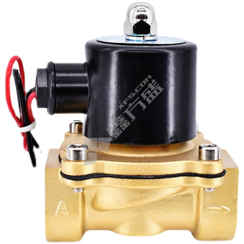 天竺 铜220v常闭型电磁阀 J011X-10T DN40 1.0MPa