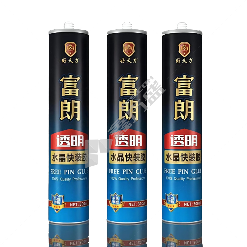 好又力 透明免钉胶 300ml  透明