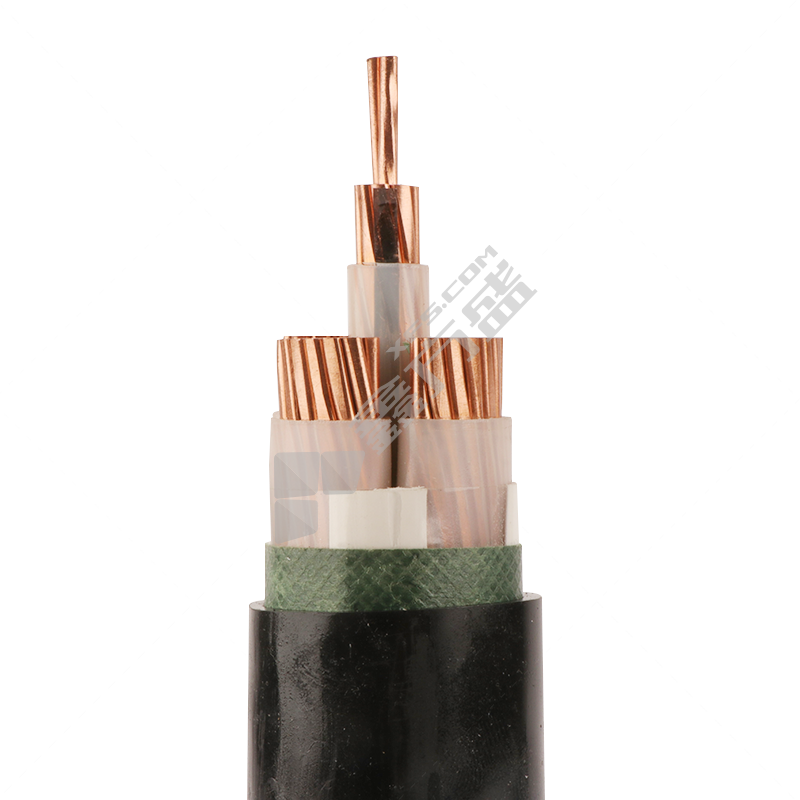 成缆交联 低烟无卤阻燃C类耐火电力电缆 WDZCN-YJY 0.6/1kV 4*10平方