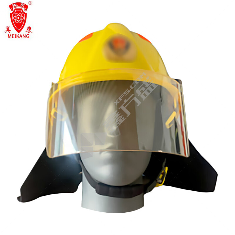 美康 3C认证消防头盔 FTK-B/A(MKF-26) 黄色