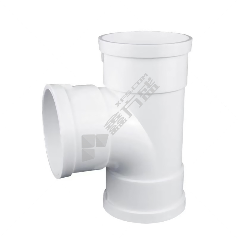 联塑 PVC漩流异径三通 110*75 白色