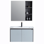 欧泰 OT-106128 宝石灰 浴室柜 悬挂式80cm