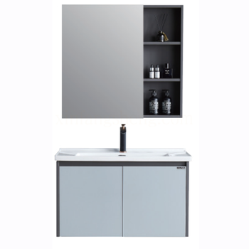 欧泰 OT-106128 宝石灰 浴室柜 悬挂式80cm