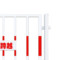 慕源 格栅式 基坑护栏 1.2*2m 7kg 红白色