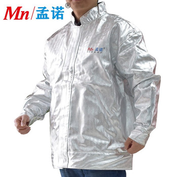 MN/孟诺 Mn-jk1000-1 1000度铝箔隔热夹克 均码 银色 Mn-jk1000-1