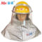 MN/孟诺 Mn-tz2000-2 1000度透明面屏耐高温头罩 均码 Mn-tz2000-2 银色