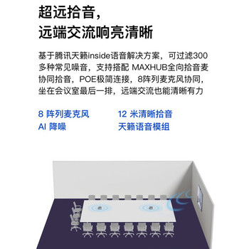 MAXHUB V7-经典款 75吋高阶视频会议平板一体机 i5核显+传屏器+智能笔 CG75MA