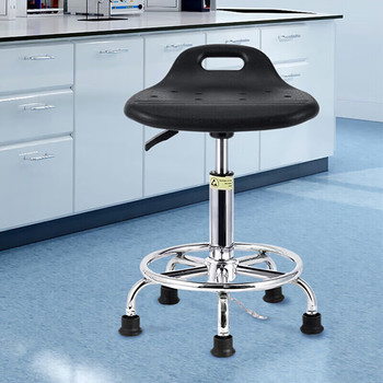 尔迈防静电实验凳黑色升降高度 固定脚 EM-SYD-05 42-57cm