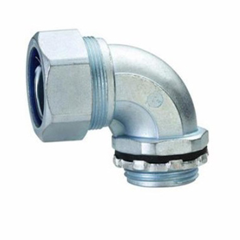 尼威克 包塑锌合金材质90°金属软管弯头 DN12-3/8 0-1.6MPa
