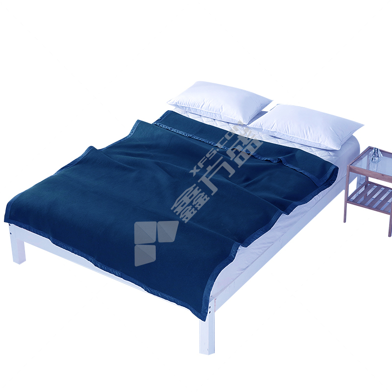 三极户外 TP2848 包边加厚羊毛毯 150*200cm 蓝色 TP2848