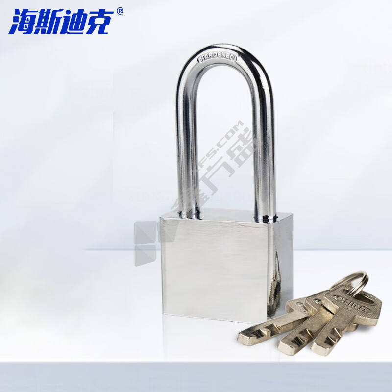 海斯迪克 HKsq-218方形叶片锁芯 防盗锁 30mm长梁