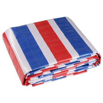 聚丙料 优质双膜彩条布 8M*15M/彩条