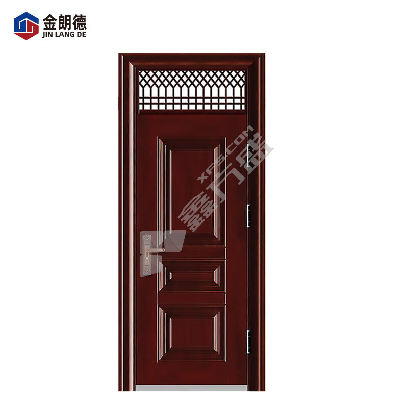 金朗德防盗门入户门带气窗通风门家用安全门室内标准门 带气窗防盗门，1樘/包