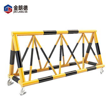 金朗德拒马移动防撞护栏/学校单位门口可伸缩遥控带刺手动/电动 手动拒马定制咨询，/包