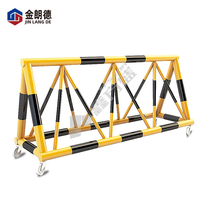 金朗德拒马移动防撞护栏/学校单位门口可伸缩遥控带刺手动/电动 手动拒马定制咨询，/包