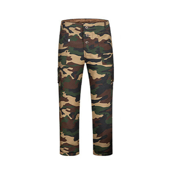 鸣固 劳保棉裤 180/2XL 绿花