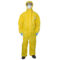 耐呗斯 NBS4402TP 双拉链化学连体加强型防护服 XL 黄色 NBS4402TP