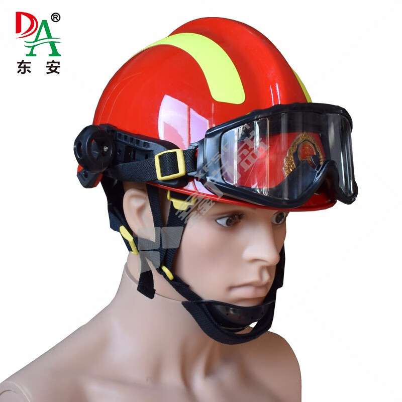 东安 17式含护目镜森警头盔 RST-LA 红色