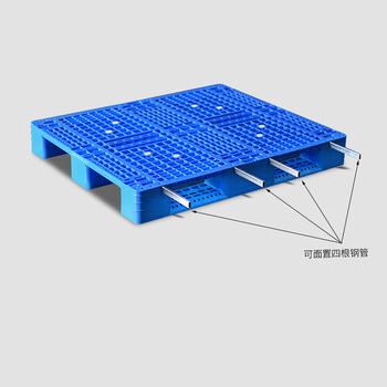 阜辰 川字网格塑料托盘 1000*1000*150mm内置4根钢管 6t 1.5t