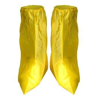 耐呗斯 NBS RP62HP辐射控制区专用PVC高帮鞋套 NBS RP62HP 均码 黄色