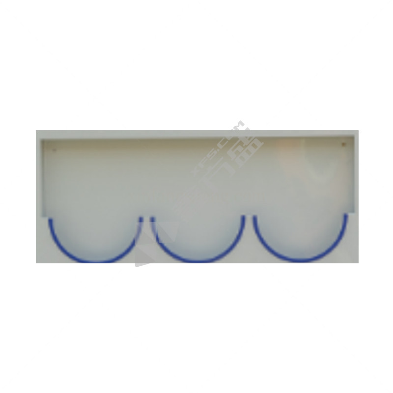 锦安行 壁挂式镀锌钢板安全帽架 80*6*45cm 1层3格 JCH-AMJ-03