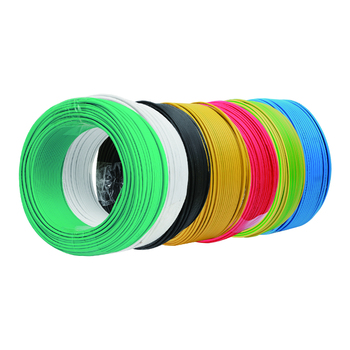 交泰 100米 阻燃C类塑铜电线 ZC-BV 450/750V 1*10平方 红色