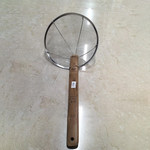 精品竹柄笊篱 32cm