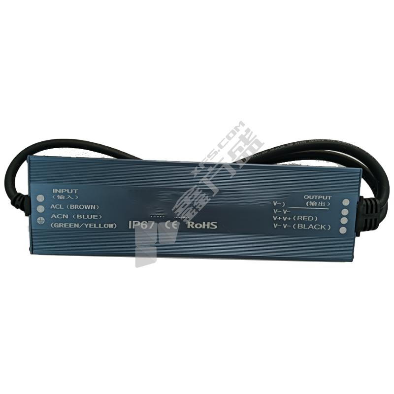 户外防水款 IP67 LED灯带驱动电源 220V转12V 200W