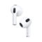 苹果 AirPods第三代蓝牙耳机配MagSafe无线充电盒  白色 蓝牙 AirPods