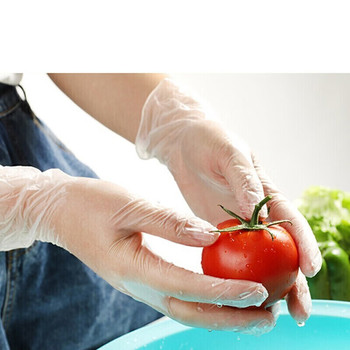 帮手仕 一次性轻柔型工业PVC手套 L码 乳白色 5100